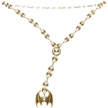 gold solo necklace