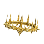 Gold Stellar Hollow Crescent Crown