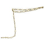 Gold Sterling Chain Long Belt