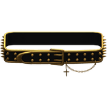 Gold Studded Punk Belt