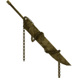 Gold Titan Chained Knife