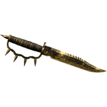 Gold Trench Knife