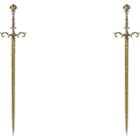 Gold Twin Blades of Eternal Radiance