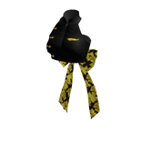 ✧♡✧ Gold Velvet Martial Arts Bow Crop Top