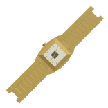 Gold Watch with White Dial [R6]