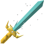 Gold&Ice Magic Star Sword