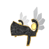 [🔒] Golded Sparkle Valk Valkyrie Black Helm