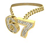 🔥 Golden 67 Necklace 🔥 [⏳]