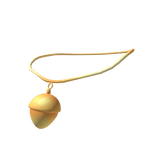 Golden Acorn Necklace