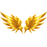 Golden Angel God Wings
