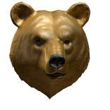 Golden Bear Head