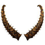 Golden Black Devil Horns