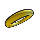Golden Cartoony Halo