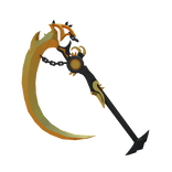 Golden Corrupted Scythe