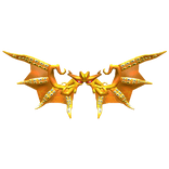 Golden Deep Sea Demon Wings