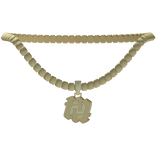 Golden Iced Out Really Rich Kankan Chain