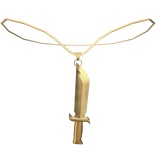 Golden Knife Necklace