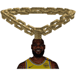 Golden Lebron Chain