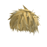 Golden Messy Anime Hair