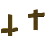 golden parallel crosses