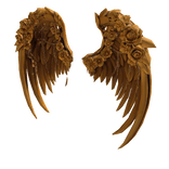 Golden Rose Wings