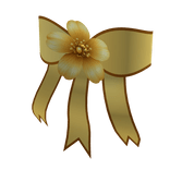 Golden Sakura Bow for Korblox