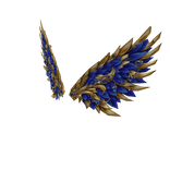 Golden Sapphire  Seraph Wings