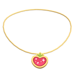 Golden Strawberry Necklace
