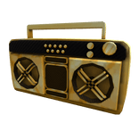 Golden Super Fly Boombox