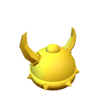 Golden Viking Helmet