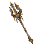 Golden White Pumpkin Trident