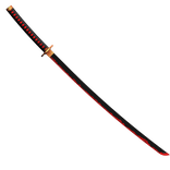 Gold/Red Katana (Left Waist)