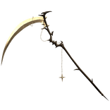 golf and brown scythe