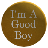 [PBR] Good Boy Button - Gold