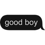 good boy [text]