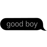 good boy text