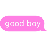 good boy text