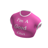 💯Good Girl Pink Crop Top💯