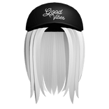 Good Vibes Hair White