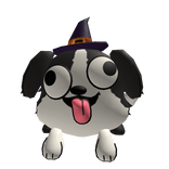 Goofy Happy Halloween Border Collie 🐶👅