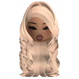 Gorgeous Curly Blonde Ponytail W/ Latina Makeup