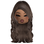 Gorgeous Curly Brown Ponytail W/ Latina Makeup