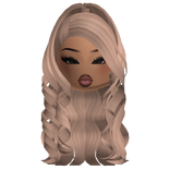 Gorgeous Curly Milktea Ponytail W/ Latina Makeup