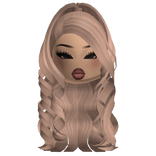 Gorgeous Curly Milktea Ponytail W/ Latina Makeup