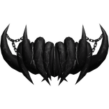 Goth Black Monster Teeth