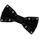  ☆ ꒰ goth black spiky bow