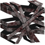 Goth Bloody Bandage Front