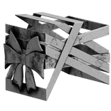 Goth Bow Bandage [Left]