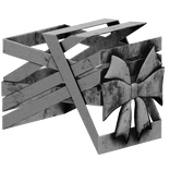 Goth Bow Bandage [Right]