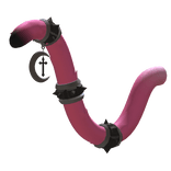Goth Chained Cat Tail w/ Cross (Pink)